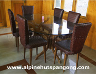 Alpine Hut Pangong Ladakh Dining Area