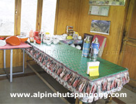 Changla Alpine Cottage Pangong Buffet Area