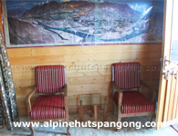 Pangong Alpine Hut Sitting Area